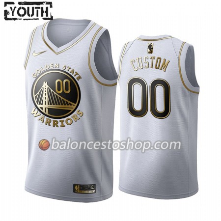 Camiseta Niños NBA Golden State Warriors Personalizadas 2019-20 Nike Blanco Golden Edition Swingman Camiseta Niños NBA Golden State Warriors Personalizadas 2019-20 Nike Blanco Golden Edition Swingman